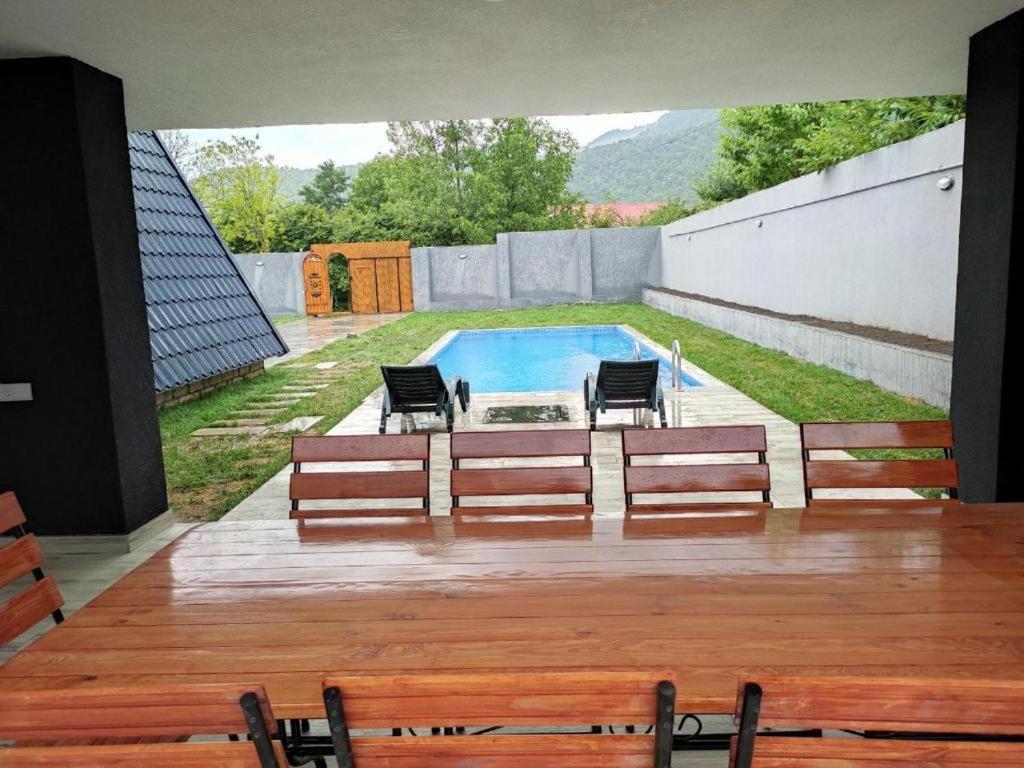 Qafqaz Wood Chalet 盖贝莱 外观 照片