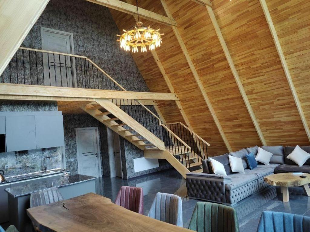 Qafqaz Wood Chalet 盖贝莱 外观 照片