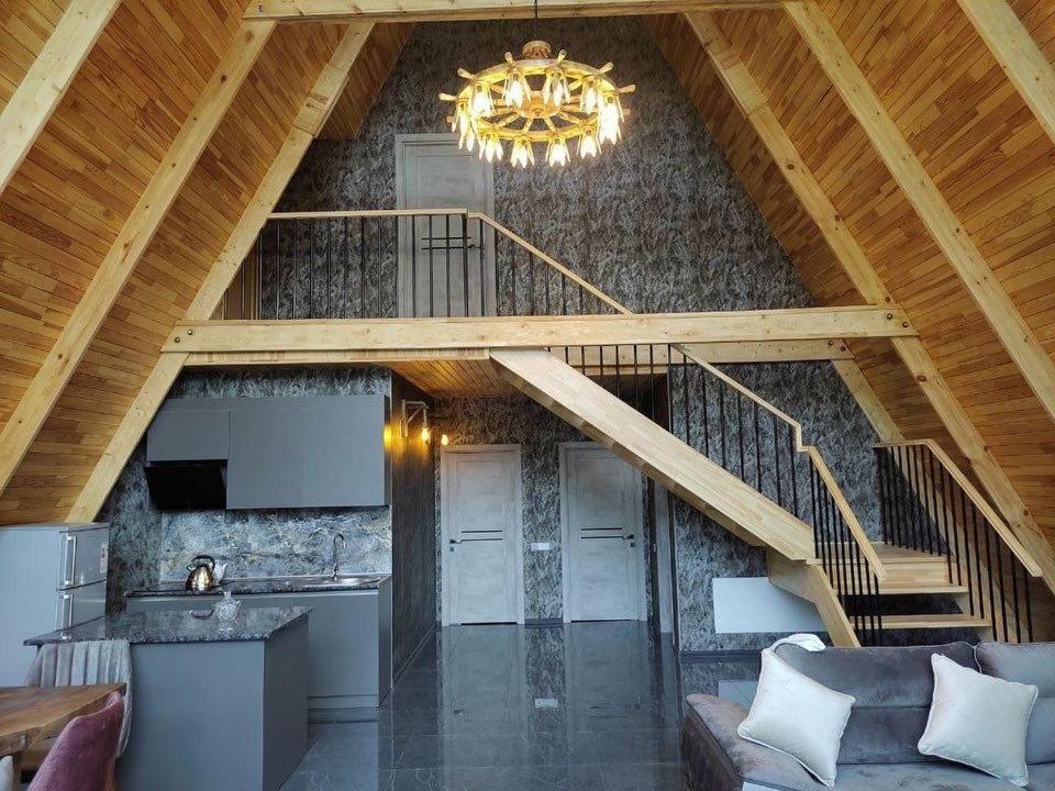 Qafqaz Wood Chalet 盖贝莱 外观 照片