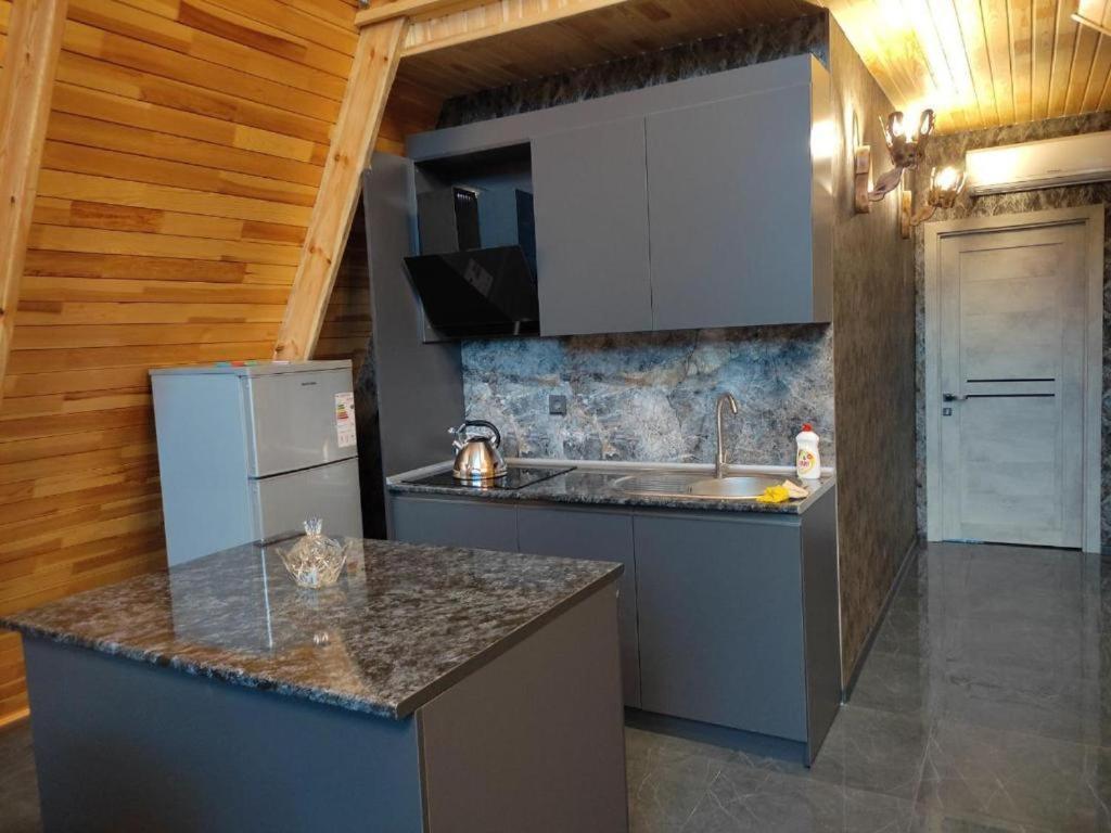 Qafqaz Wood Chalet 盖贝莱 外观 照片